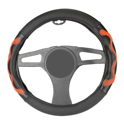 Калъф за волан 38см, с 3d оранжеви ленти