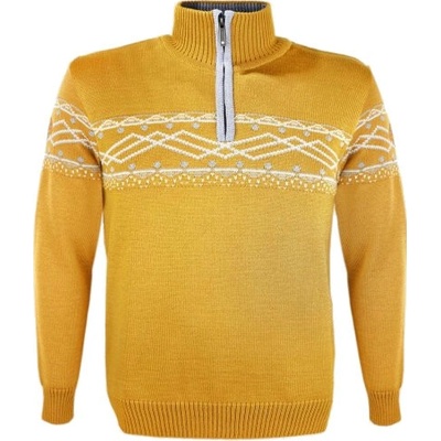Kama Merino sveter 4060 102 žltý