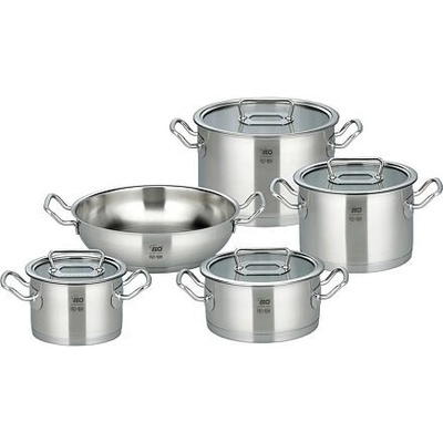 ELO Gourmet Plus Sada hrncov 5 ks, nerezové ELO PREMIUM 40995