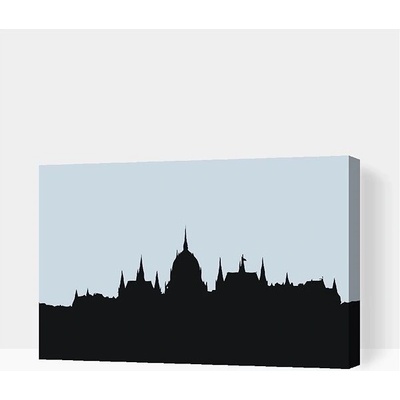 Painting Queens Stověžatá Praha 60 x 80 cm bez rámu a bez vypnutí plátna