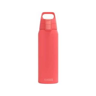 SIGG - Insulated drinking bottle - Thermos bottle Shield Therm One Watermelon - carbonated drinks - leak-proof - dishwasher safe - BPA-free - 90% recycled stainless steel - pink - 0.75L - 6218.30