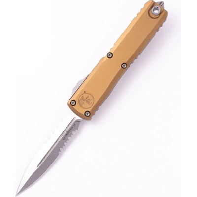 Microtech ULTRATECH GEN IV D/E STONEWASH TAN, částečně zoubkované ostří 11224-11 TA