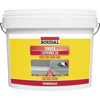 Tekutá lepenka SOUDAL 2K hydroizolácia 7 kg