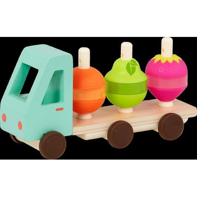 B-Toys Náklaďák dřevěný Fruit Truck