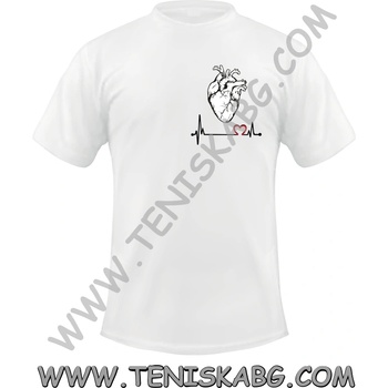 Fruit of the Loom Тениска - Сърце кардиограма