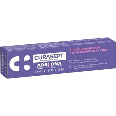 Curasept regeneračný parodontálny gél s chlorhexidínom 0,5% 30 ml