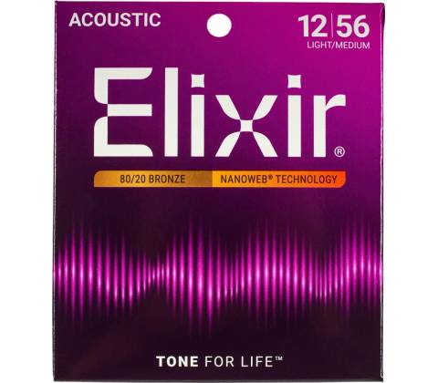 Elixir Nanoweb 80/20 Bronze Light-Medium