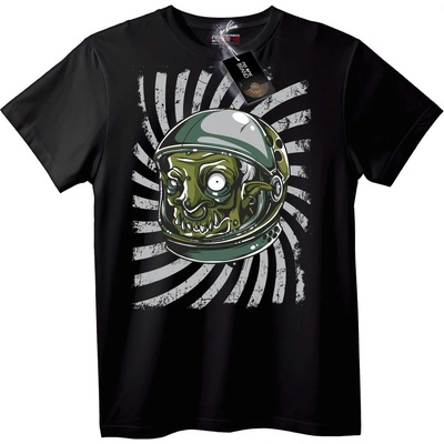 NOONEBRAND Тениска Зомби астронавт - 2XL, Black