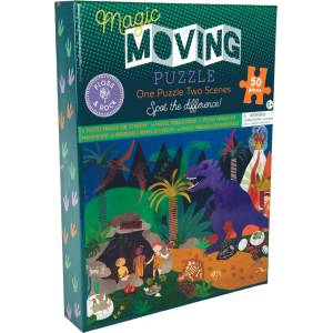 Floss&Rock Пъзел Floss&Rock, Magic Moving, 50 части - Дино (44P6433)
