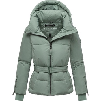 Marikoo Дамско зимно яке с качулка Aleyna16, тъмноментово (M-104-907.ALEYNA16.435_smokey_mint)