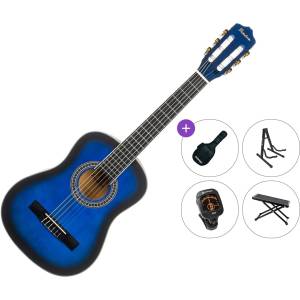 Pasadena PC-10-1/2 Premium SET Blue Burst Класическа китара с размер 1/2