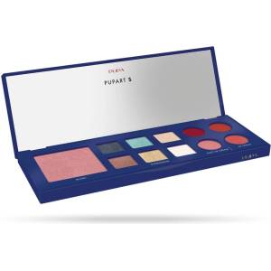 Pupa Pupart S 010278A004 Blue грим палитра за лице очи и устни