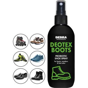 Dedra Пробиотичен спрей за обувки против миризма | DEOTEX® BOOTS | неутрализира миризмите, защитава и освежава | 100 мл