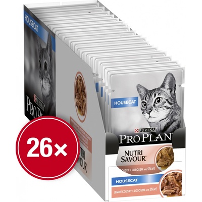 Purina Pro Plan Cat Housecat losos 26 x 85 g