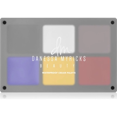Danessa Myricks Beauty Waterproof Cream Palette мултифункционална палитра водоустойчив цвят Primary 6x3 гр