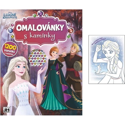 Omalovánky s kamínky Ledové království