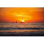 DIMEX ART Флизелинов фототапет здрач край морето 375 x 250 см