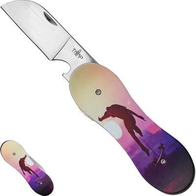 Amont Zavírací nůž "SKATEBOARĎÁCI" s otvírákem TH-N119G vícebarevný