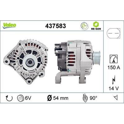Alternátor VALEO 437583 437583