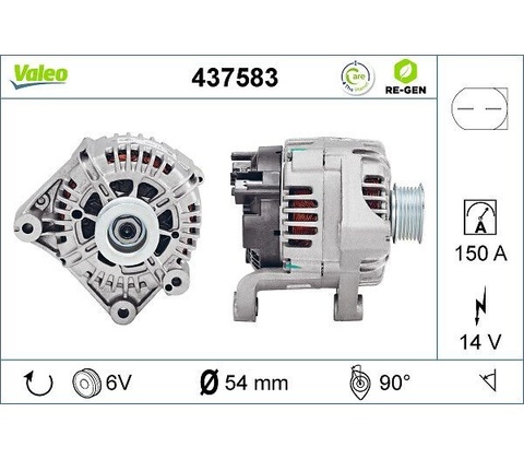 Alternátor VALEO 437583