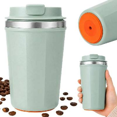 Verk termohrnek s přísavkou proti převržení 380 ml zelený