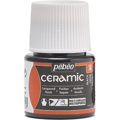 Pébéo Barva na keramiku Ceramic 45 ml 14 Black – Zboží Dáma