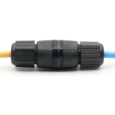 JRC stíněná vodotěsná RJ45 kabelová spojka, krytí IP67, Cat6 RJ45-SP-ST6