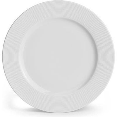 ROTBERG Elegante biely Plytký tanier porcelán 27 cm 6 ks