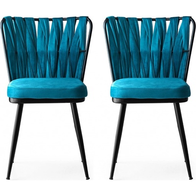 Kalune Design Kusakli modrá / čierna 2 ks