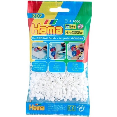 HAMA korálky MIDI - bílé
