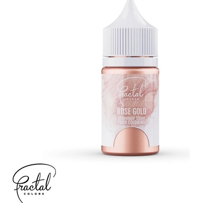 Airbrush perleťová farba tekutá Fractal Rose Gold 33 g