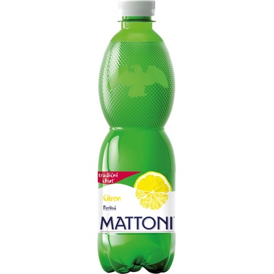 Mattoni citron minerální voda perlivá 0,5 l