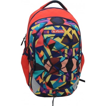 Herlitz Ученическа раница Strings Pro, 43 x 29 x 22 см, мотив Abstract - Herlitz