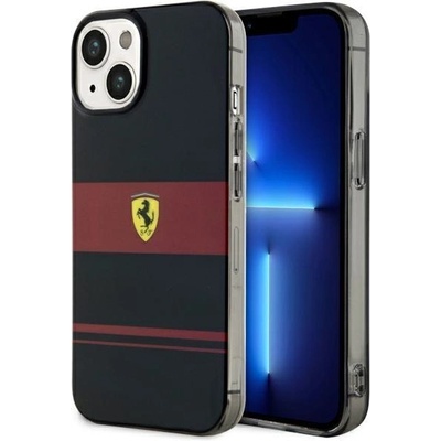 Ferrari Кейс Ferrari FEHMP14SUCOK за iPhone 14 6.1", черен / черен, твърд, IMD Combi Magsafe (FER000573-0)