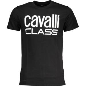 Cavalli class Мъжка тениска с къс ръкав cavalli class, Цвят Черен (qxt62qjd060_ne05051)
