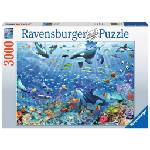 Ravensburger Пъзел Ravensburger от 3000 части - Под водата (17444)