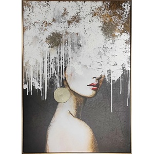 Styler Картина с ръчно рисувани елементи 70x100 cm Mary - Styler (CA-14006)