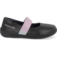 Stitch&Walk Barefoot detské baleríny čierne