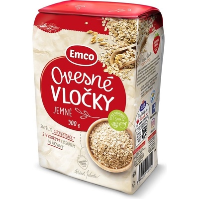 Emco ovesné vločky jemné, 500g
