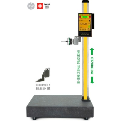 MIROTECH Дигитален високомер Microtech TouchProbe DataMet Motorized с гранитна маса - 0-600 мм, 0, 0005 мм (144306293)