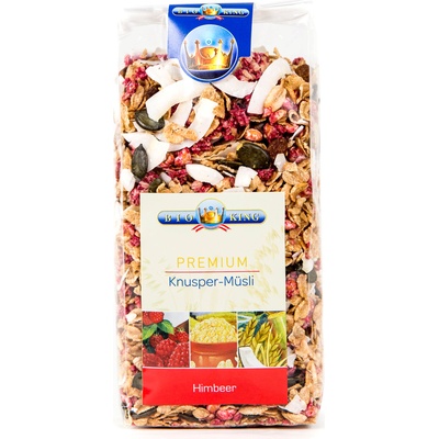 Bio King Премиум био хрупкаво мюсли - Малина