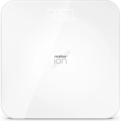 Niceboy ION FitScale - Електронна везна 3xAAA бял (NB0073)