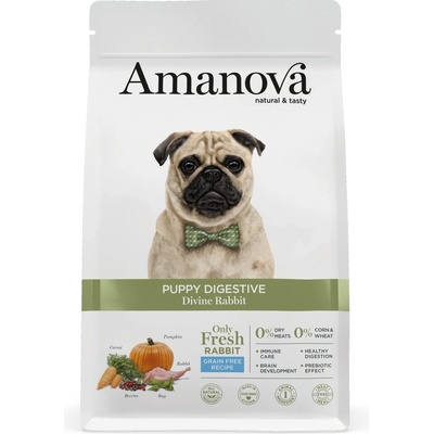 Amanova Dog Puppy Digestive Rabbit & Pumpkin GF 2 kg