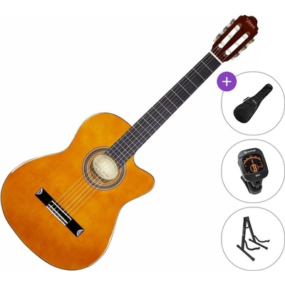 Valencia VC104TC Thin Body Natural Standard SET 4/4 Natural Класическа китара