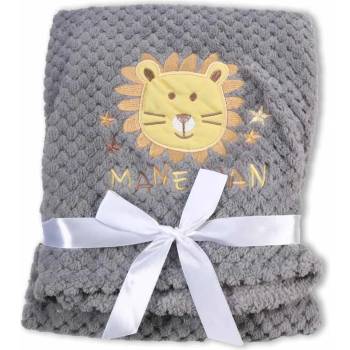 Image 1 of Cangaroo Бебешко одеяло Cangaroo - Freya, 110 х 80 cm, Сиво (106853)