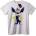 NOONEBRAND Тениска Футболен герой - 7XL, White