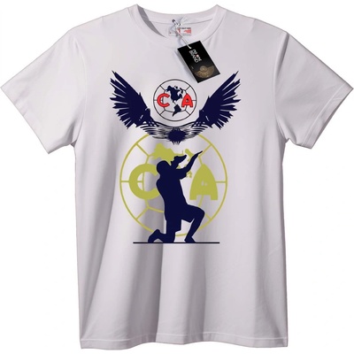 NOONEBRAND Тениска Футболен герой - 7XL, White