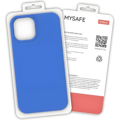 MySAFE Силиконов калъф за Apple iPhone XS Max - Син KP26701