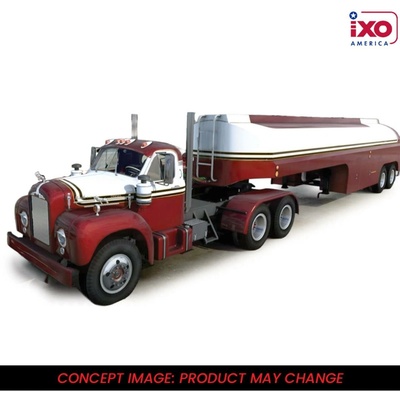 Mack B 61 1953 s návěsem Červená IXO 1:64