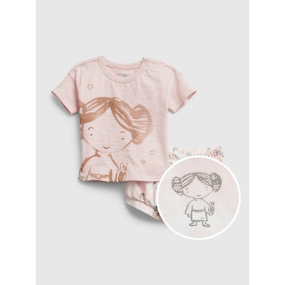 GAP Baby set Gap & Star Wars™ Leia Ružová
